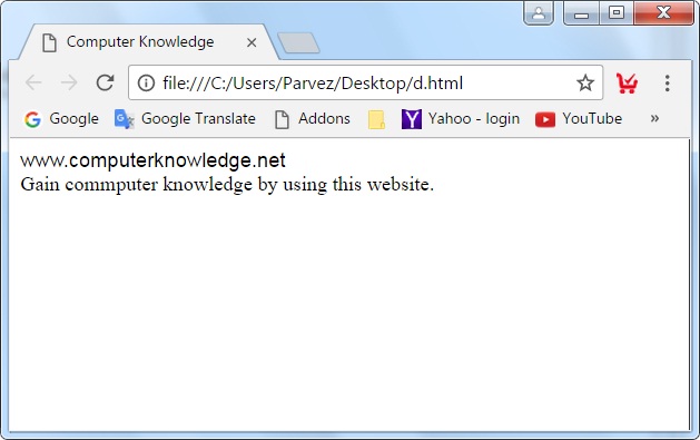 html
